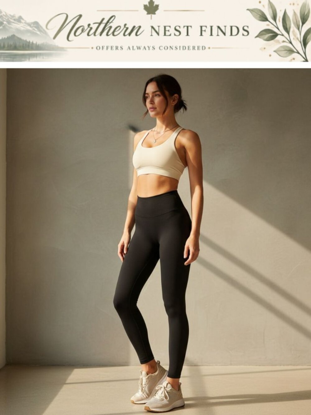 High Waisted Buttery Soft Leggings Tummy Control Yoga Workout Athletic